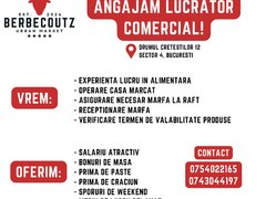 Lucrator comerciali - bacanie/ alimentara